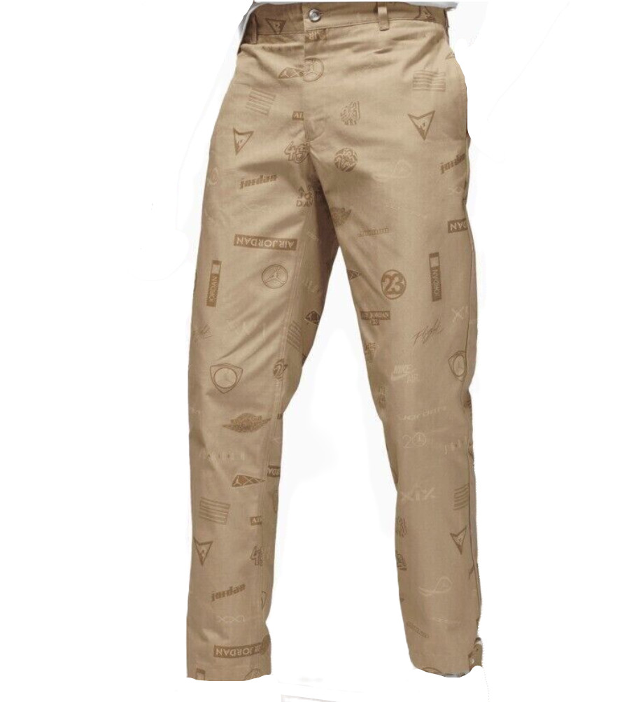 Nike Mem's Air Jordan Flight Heritage Woven Pants Desert DV7559-254 h