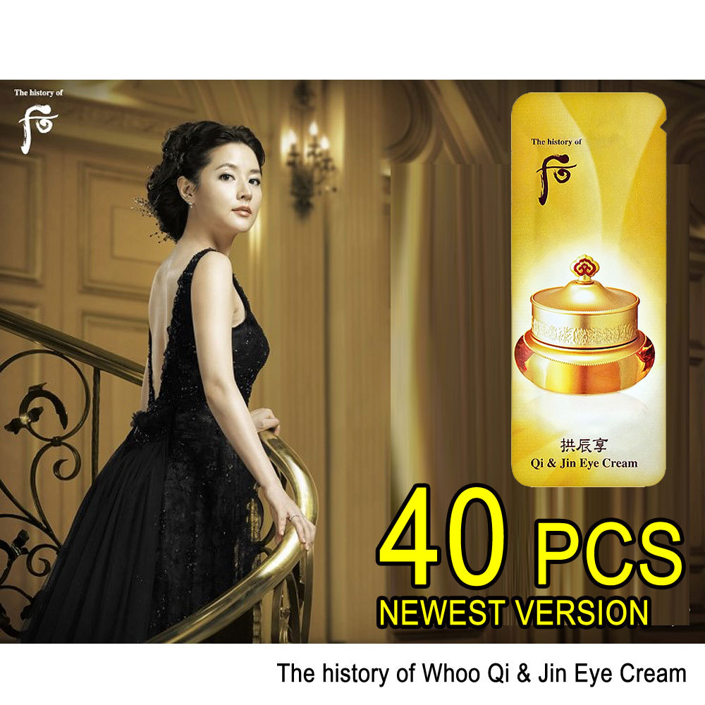 The history of Whoo Gongjinhyang Qi & Jin Eye Cream 40pcs  Korean Cosmetics