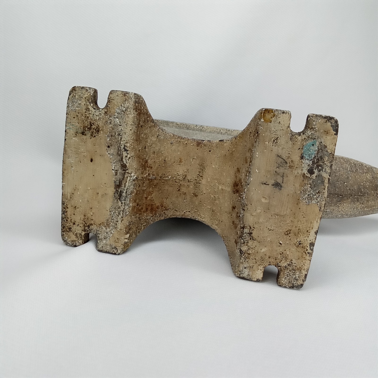 Antique Tool 1800s Blacksmith 7 Pound Gray Cast Iron Anvil