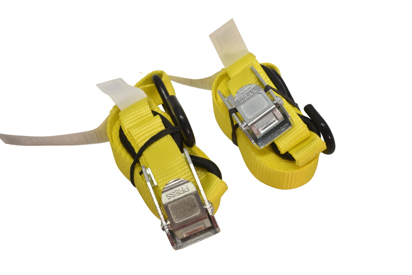 US Cargo Control Cambuckle Tie Down Straps WLL 400 Lbs 1200 Lb Break Yellow