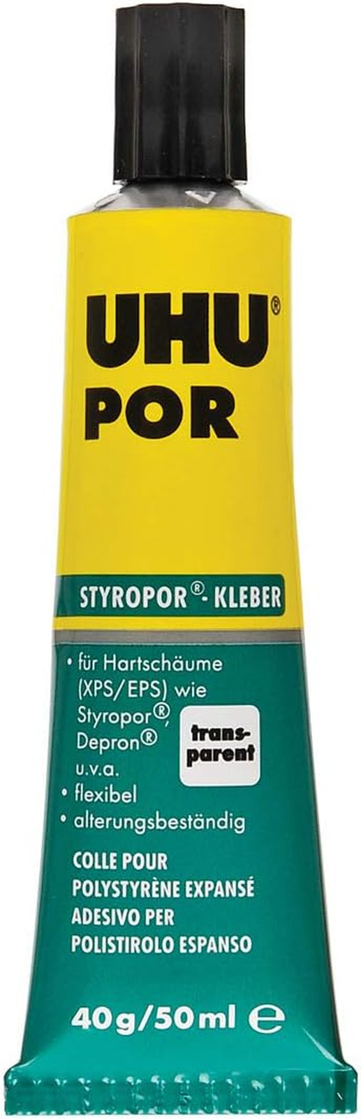UHU Model-Making Glue (Special) Por 40 G 10.8 X 14 X 7.6 Cm Transparent