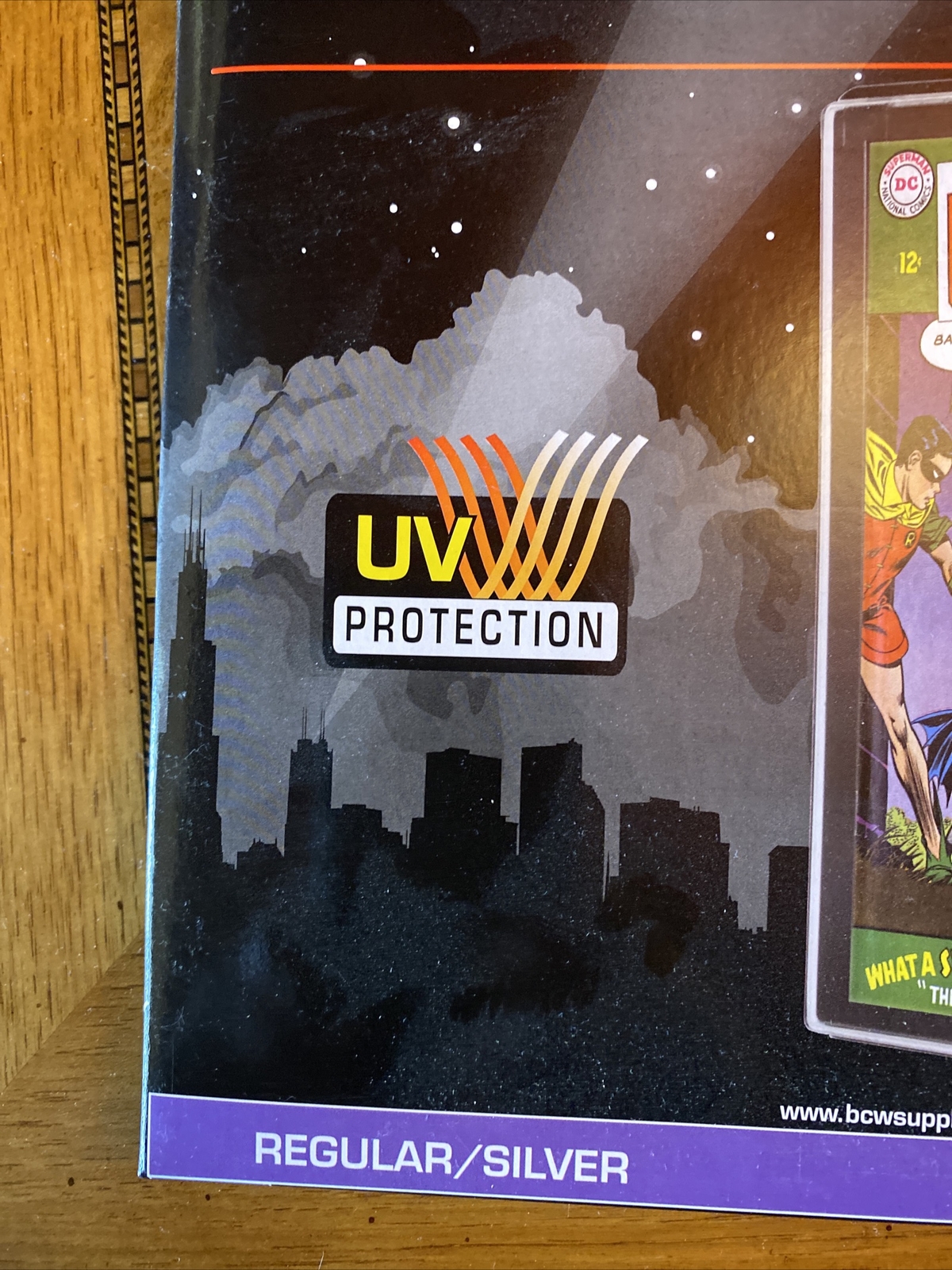 BCW Comic Book Holder UV Showcase Display Silver Age Wall Mount Case Frame