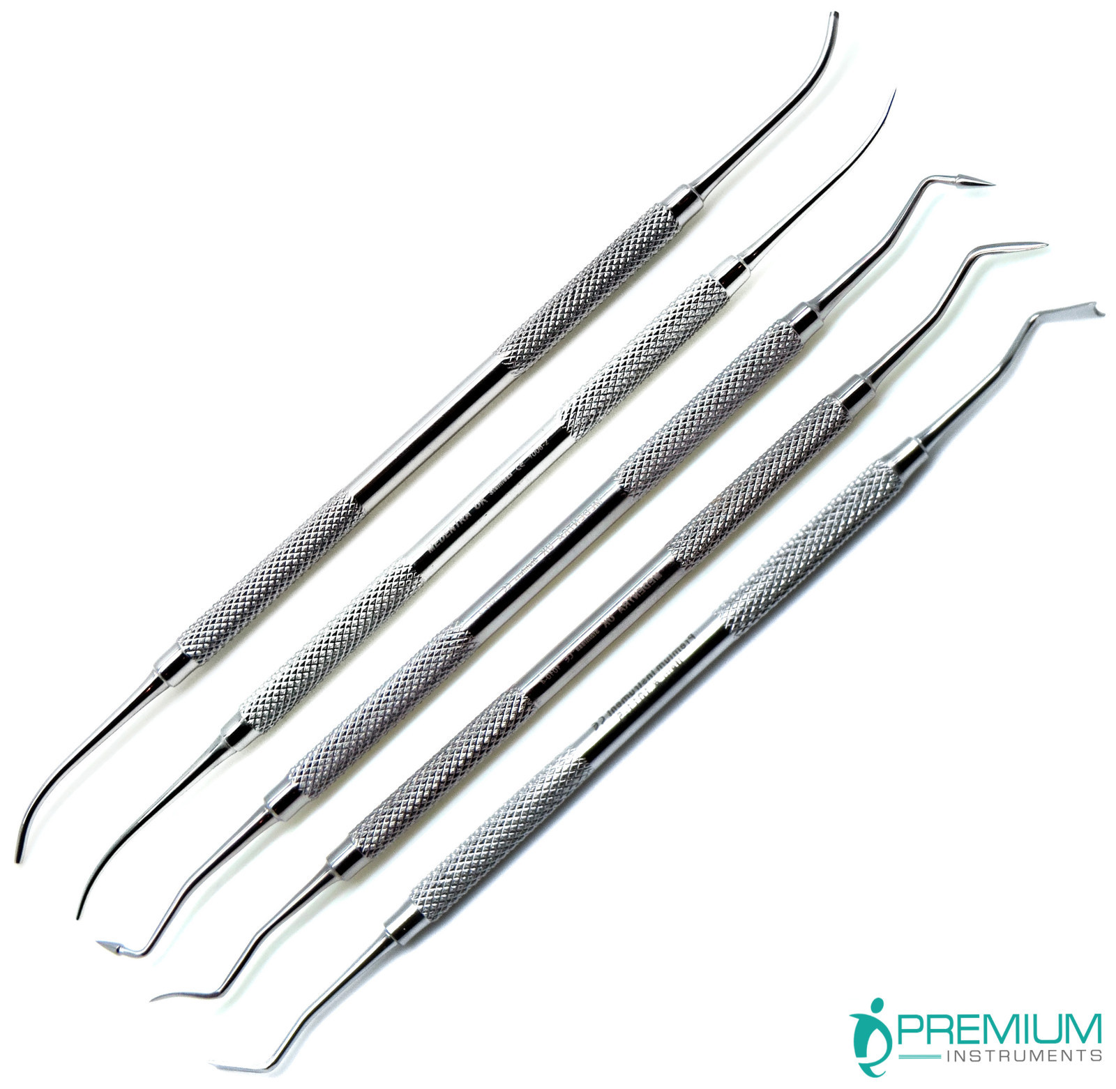 PKT1, PKT2, PKT3, PKT4, PKT5 Dental Wax Modeling Restorative 5 Instruments Set