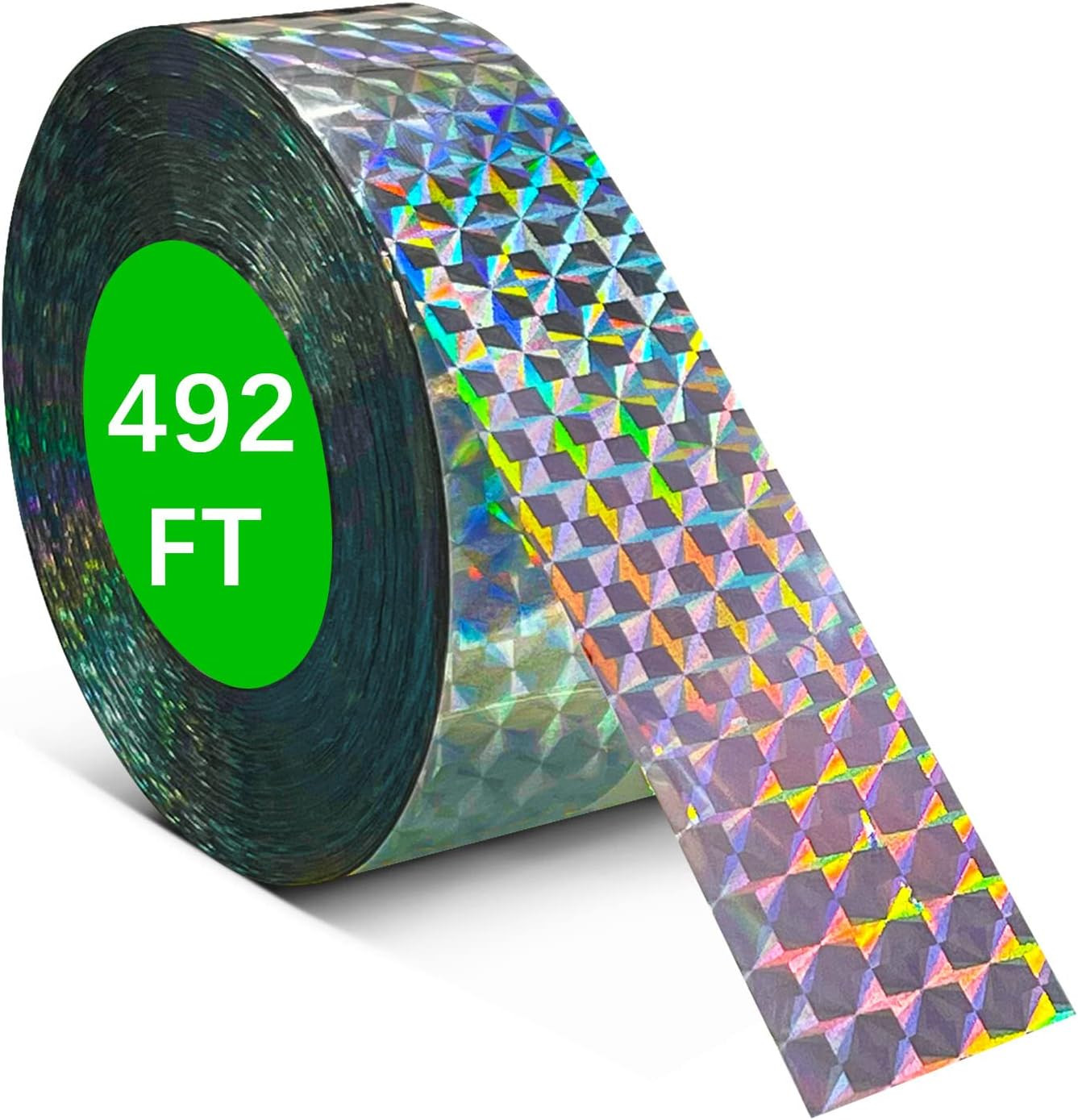 [492FT] Effective Birds Scare Ribbon, Reflective Flash Reflectors to Keep Pig...
