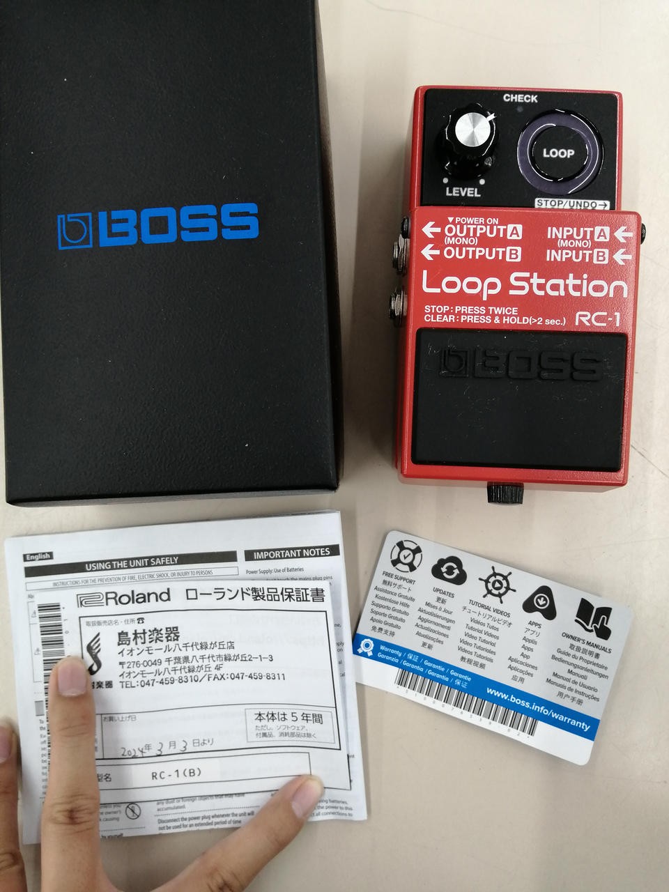 BOSS RC-1 Loop Station Easy to Use for Musicians