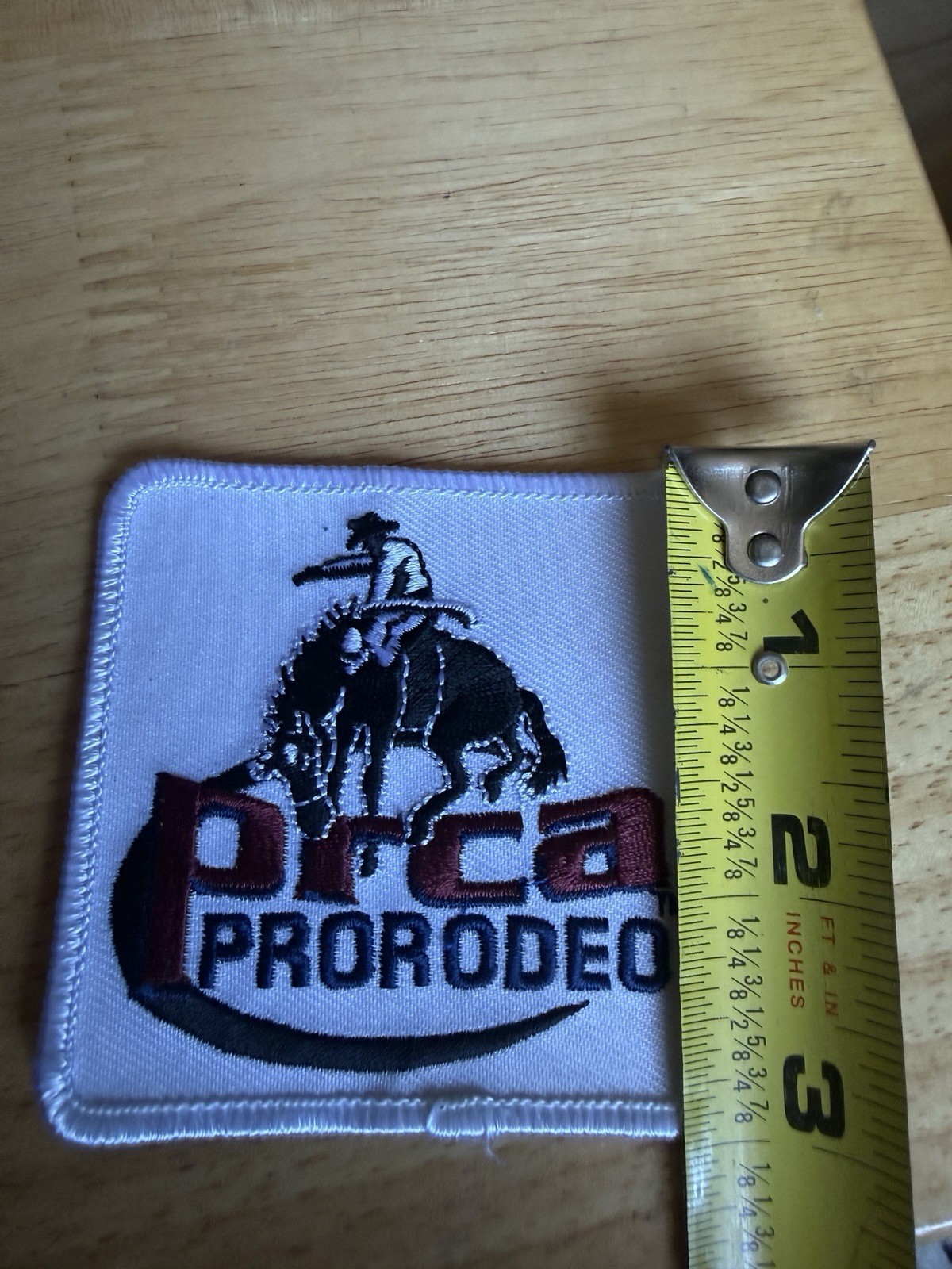 PRCA Pro Rodeo Patch Sew-On Cowboy Hat Western Sticker Embroidered Patch