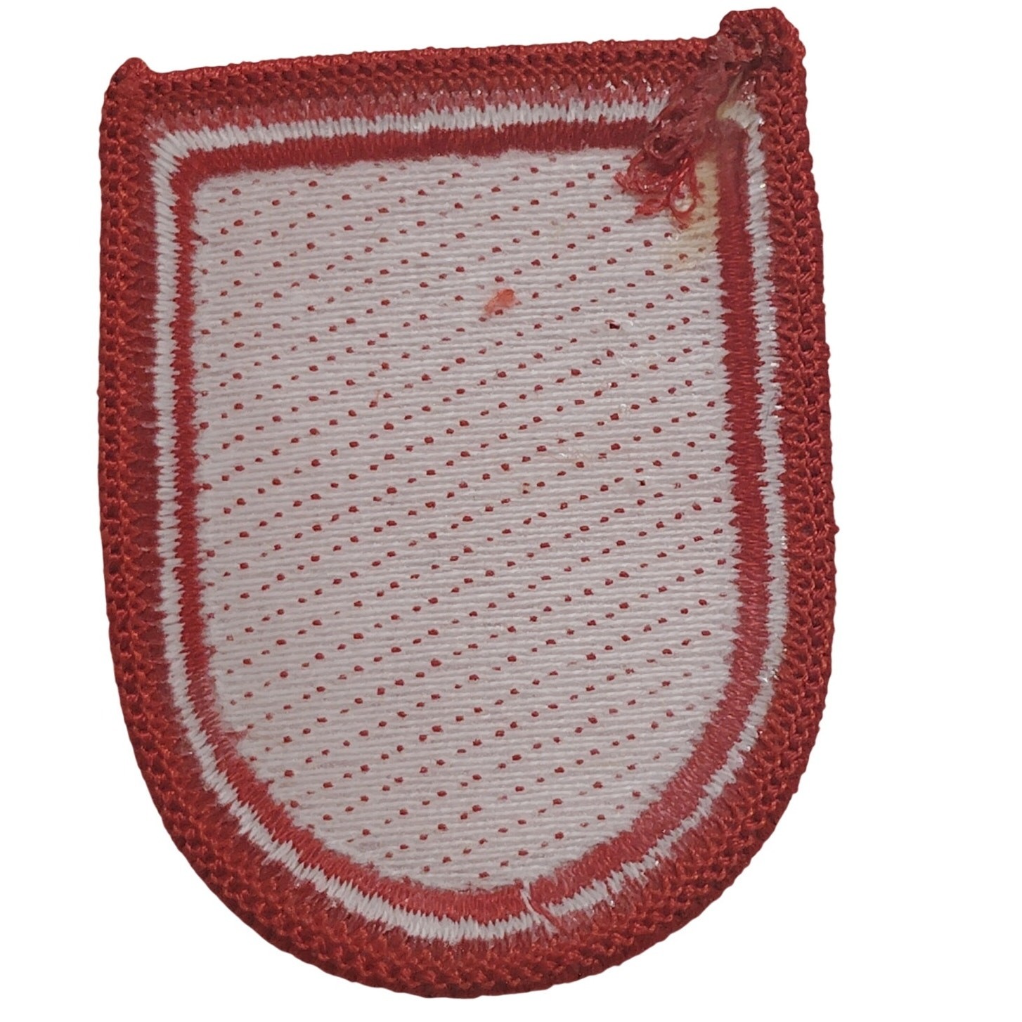 U.S. Army Beret Flash Patch, Red, 2‑1/4" × 1‑7/8", Embroidered