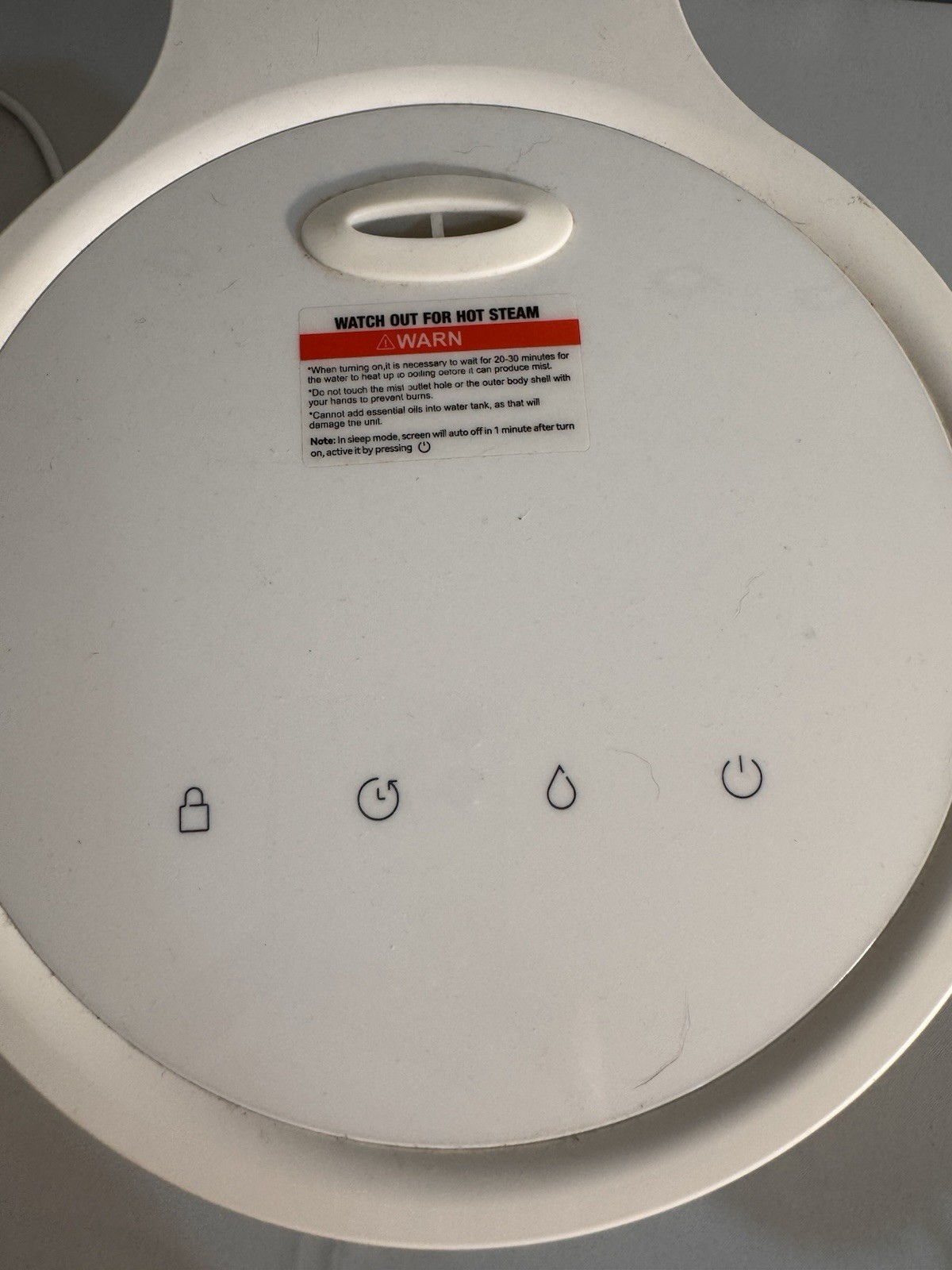 Jack&Rose Warm Mist Humidifier Model 38J5030