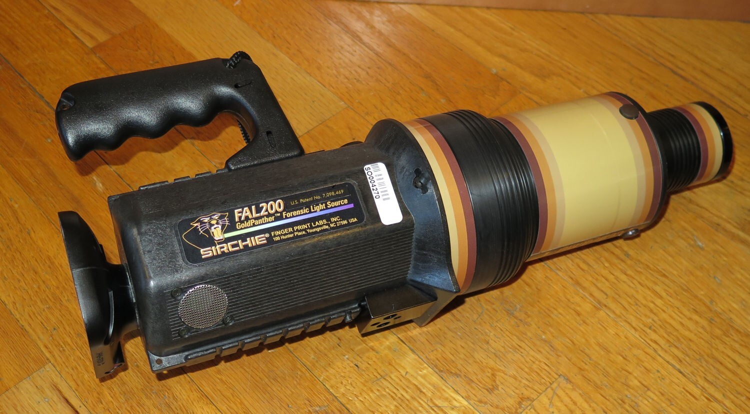 Sirchie GoldPanther FAL200 Forensic Light Source - Portable CSI Light w/Filters