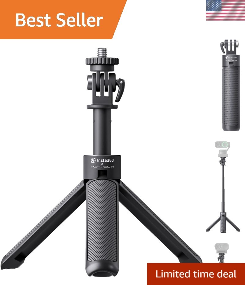 Mini 2-in-1 Tripod, Lightweight Selfie Stick and Tripod, Compatible with Ace/...