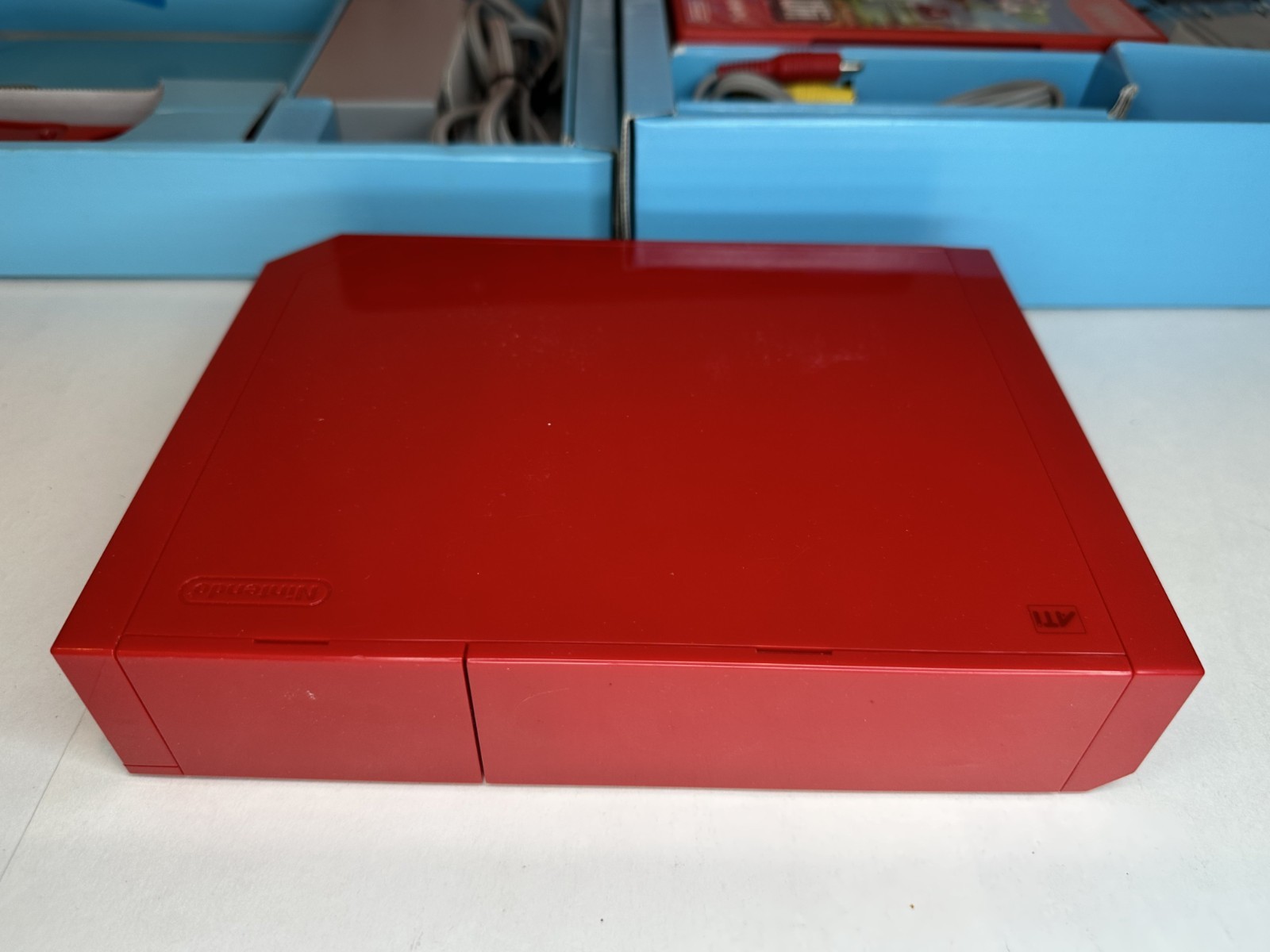 Nintendo Wii Red Console Mario 25th Anniversary Edition w/2 Games CIB Tested