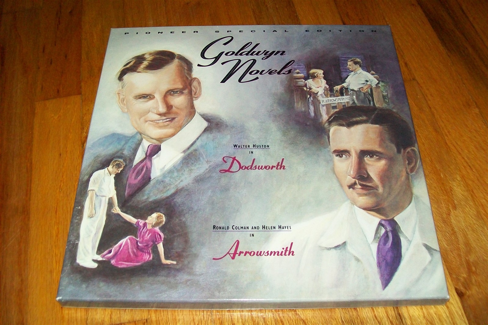 GOLDWYN NOVELS 2-Laserdisc LD BOXED SET EXCELLENT DODSWORTH/ARROWSMITH VERY RARE