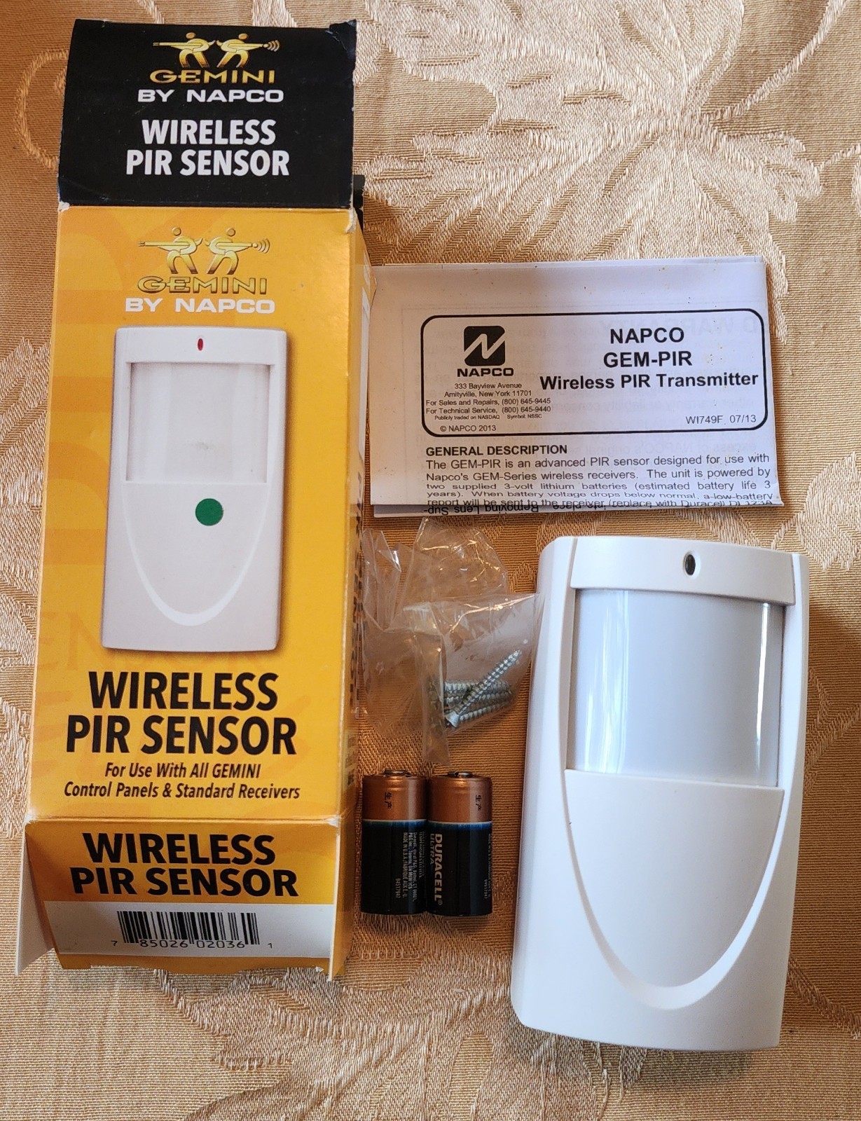 Napco gemini Security GEM-PIR Napco Gemini Wireless PIR Sensor