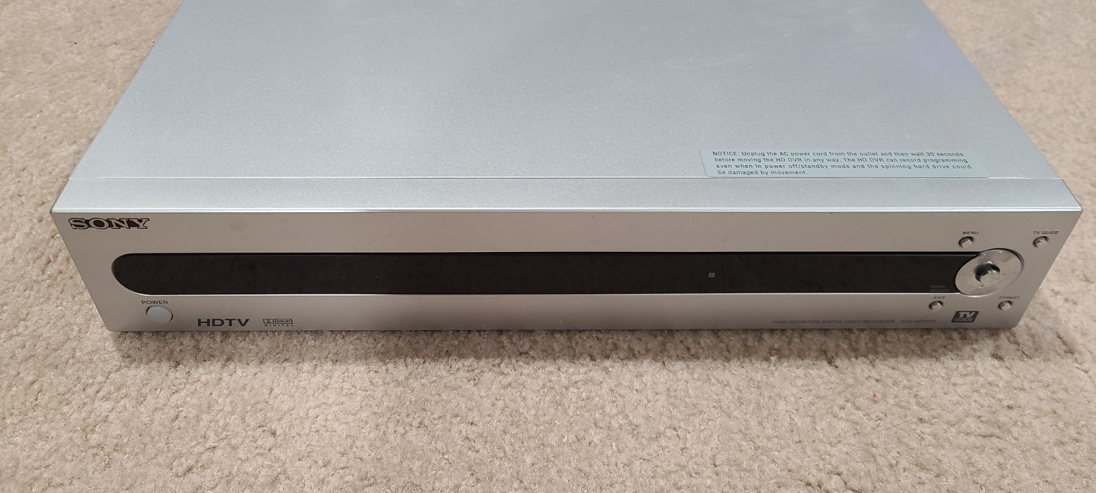 SONY DHG-HDD500 HDTV box DHG HDD500 High-Definition DVR HD Tuner For Parts