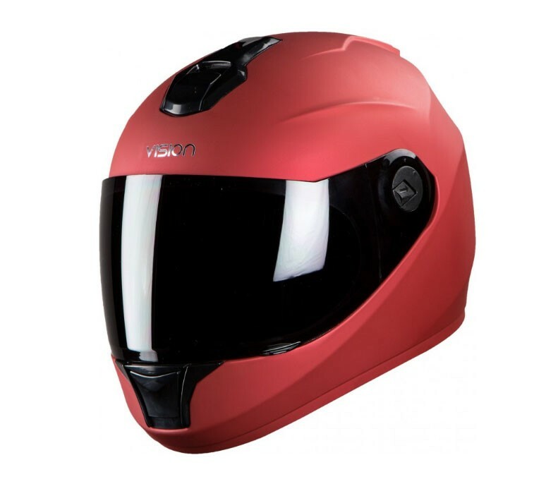 Steelbird HI-GN Men Vision Painted Glossy Sports Red Full Face L Size 600MM S2u
