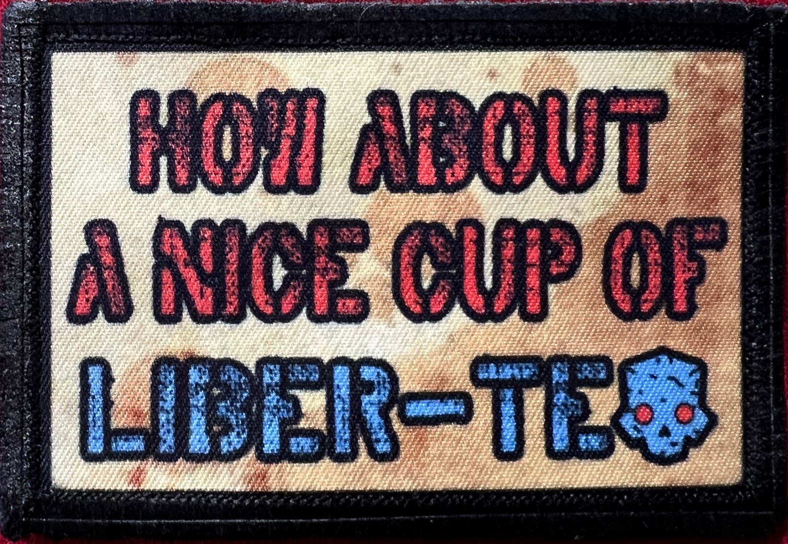 1x4 For Democracy! Helldivers Themed Morale Patch