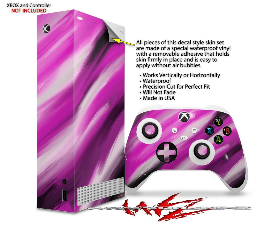 Skins XBOX Series S Console Controller Paint Blend Hot Pink