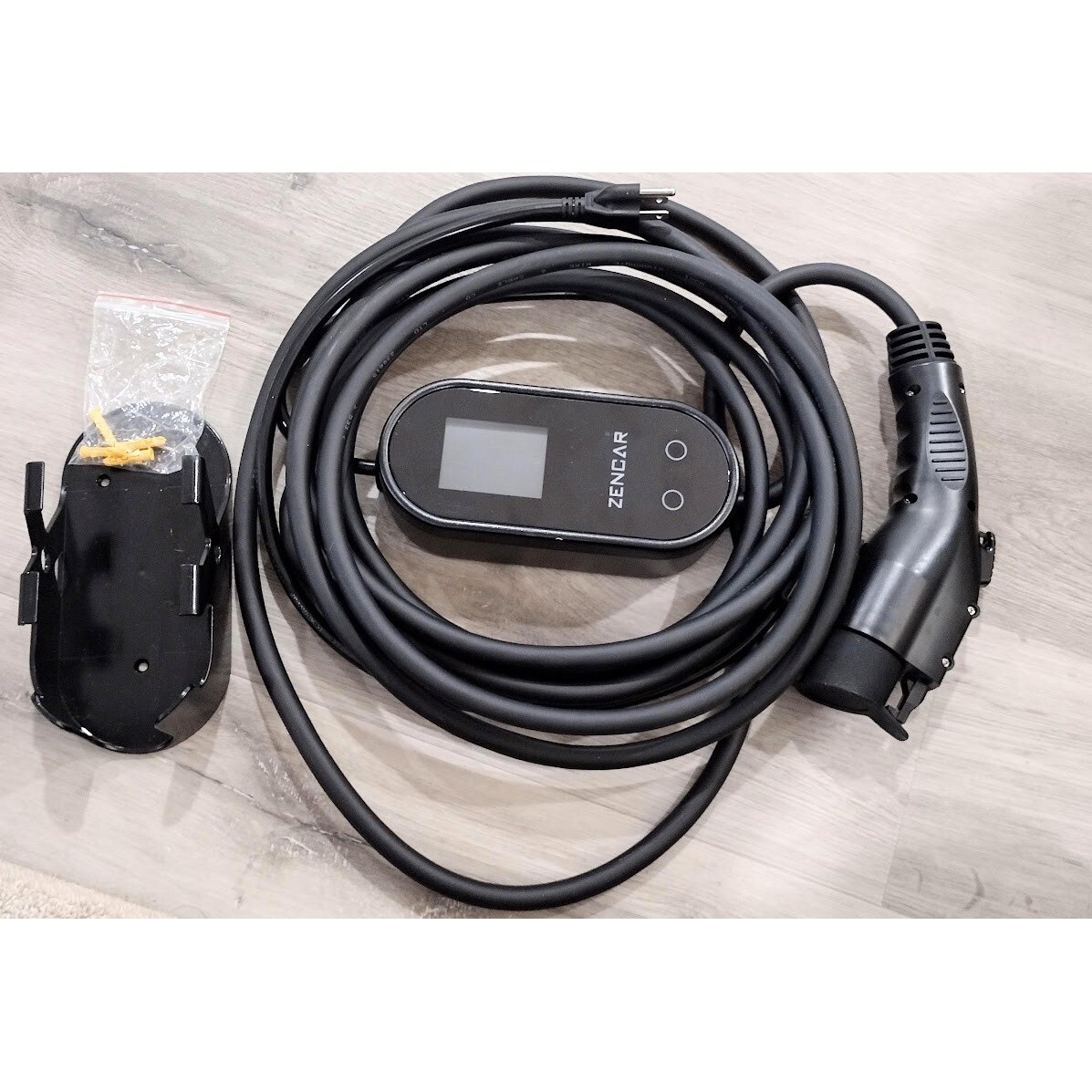 Zencar Portable EV Charger Level 2 240V 32A with Wall Mount and Hardware
