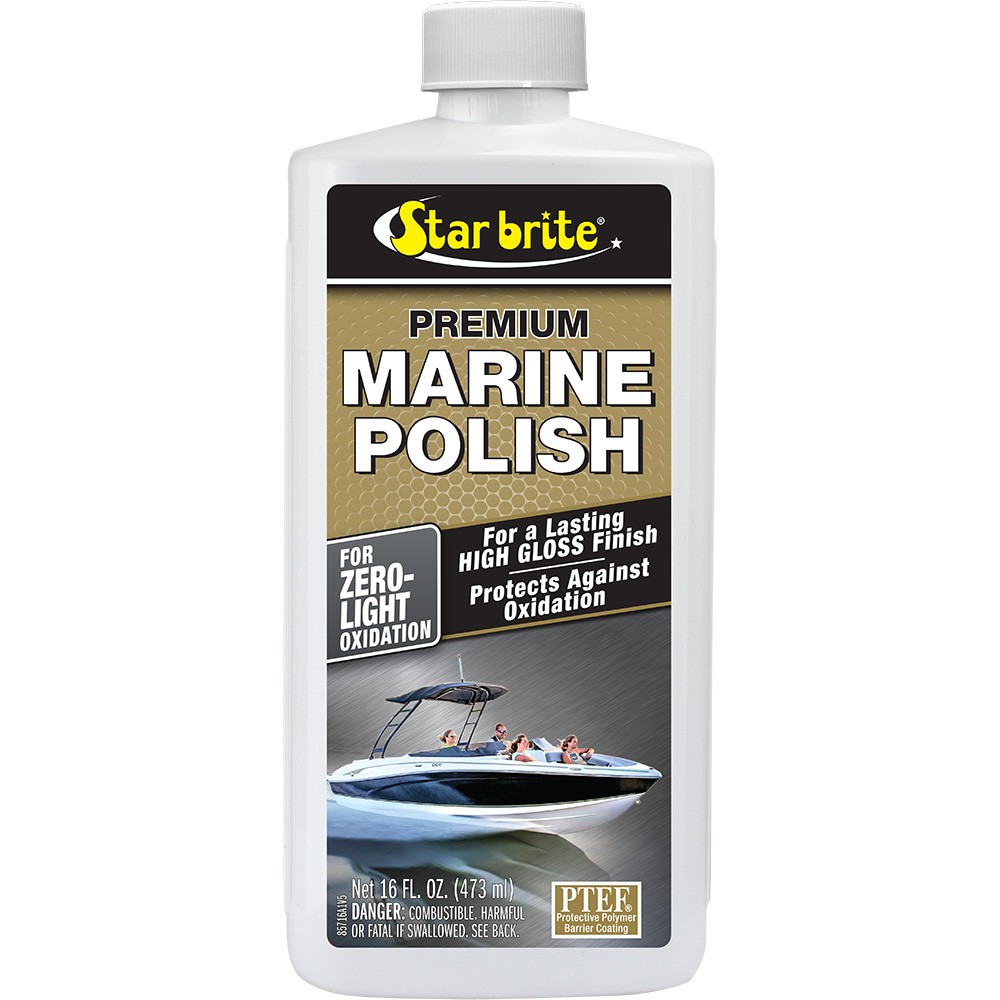 Star Brite Premium Marine Polish - Uv Protection &Amp; High Gloss Finish - 16 O