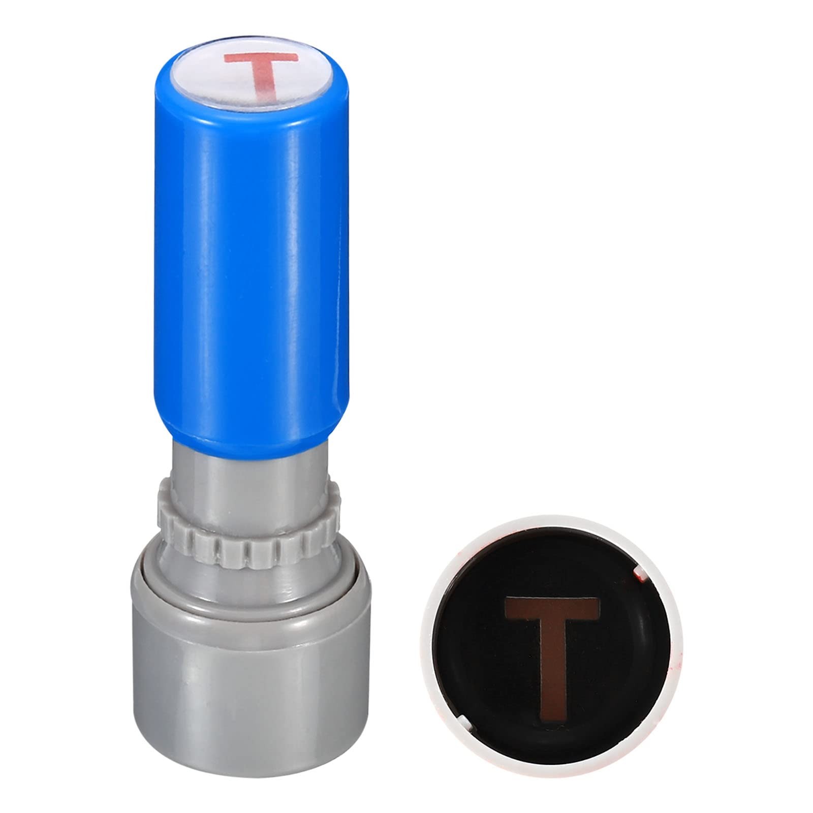Letter Stamps Self Inking, Character T 7mm Alphabet Teacher Stamp Initial Sta...
