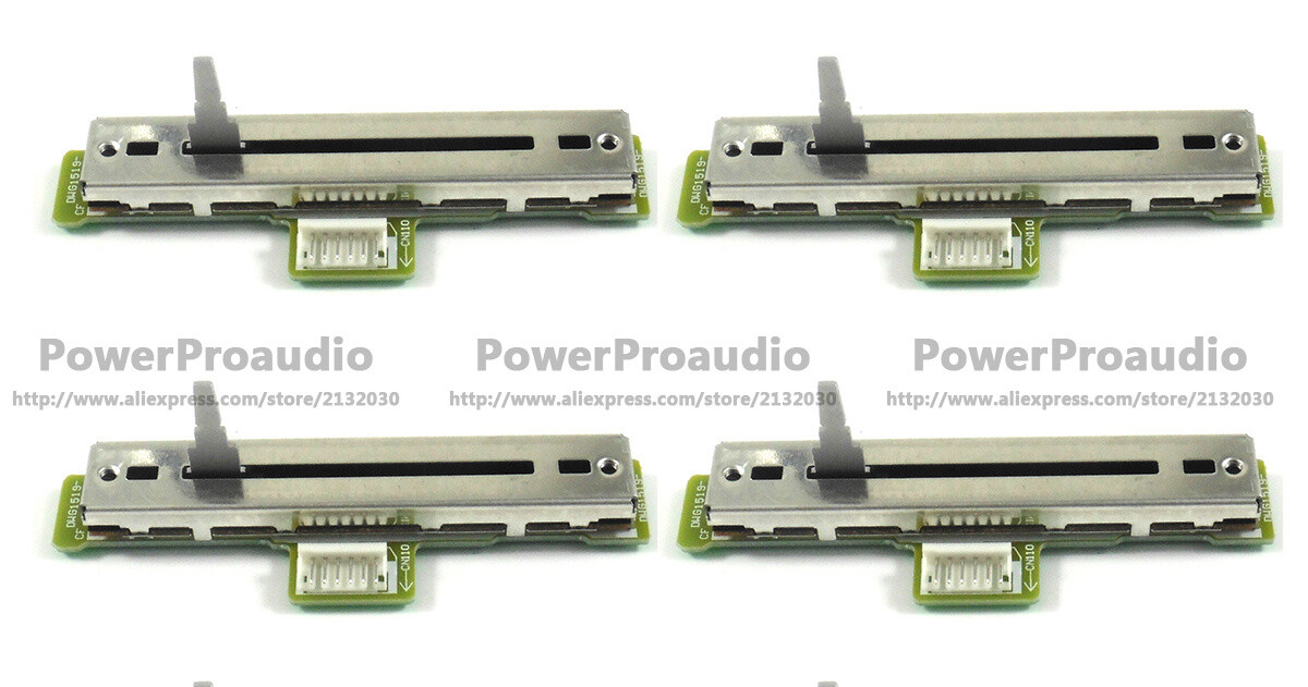 4PCS CROSSFADER FOR PIONEER DJM 300 500 600 3000 DJM600 PCB ASSEMBLY DWG1519