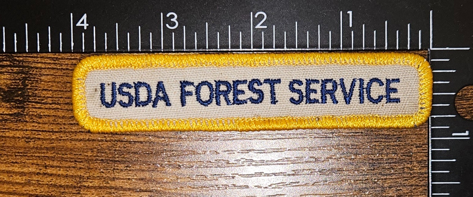 USDA Forest Service Vintage Uniform Segment Patch