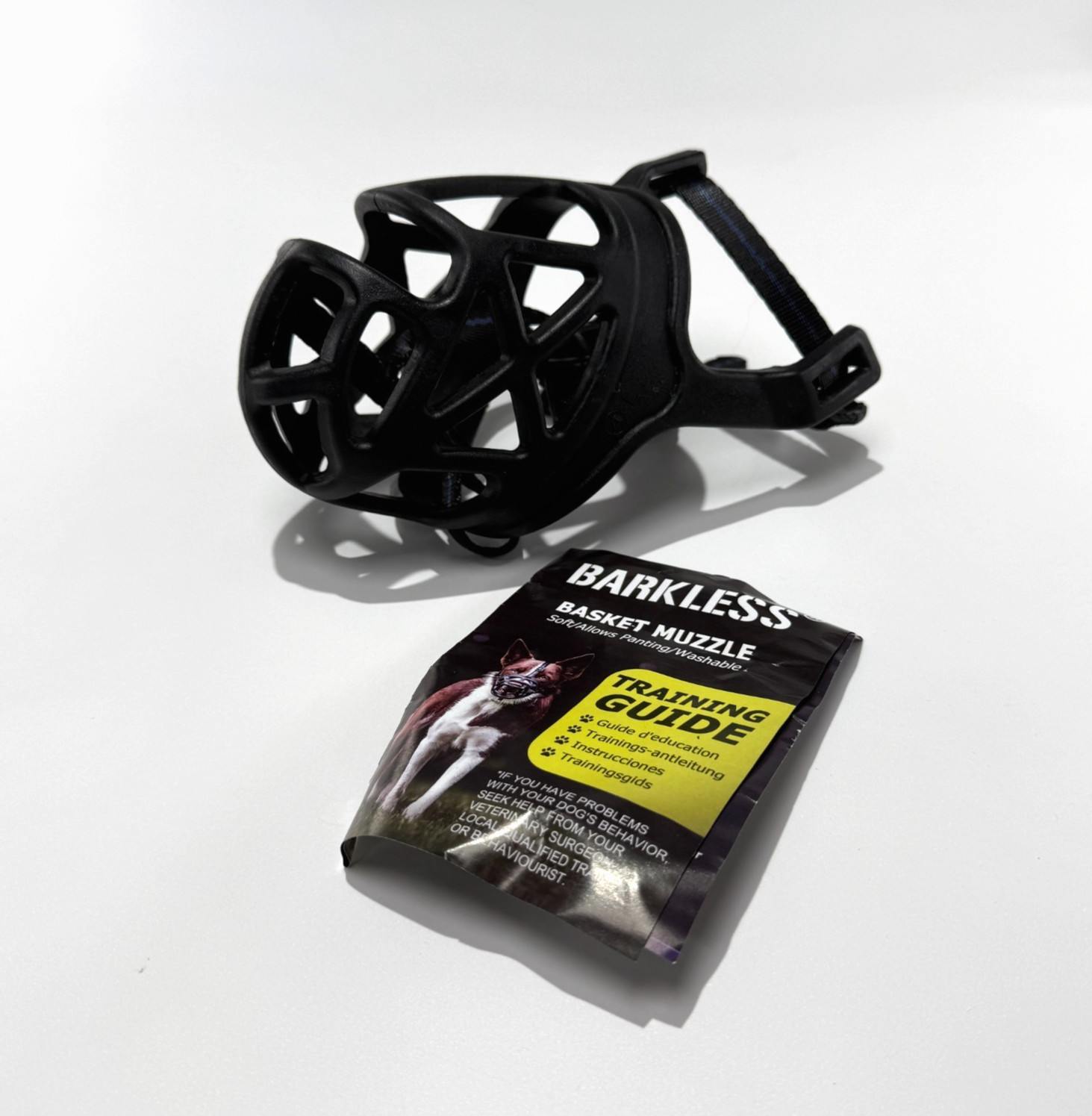BARKLESS BASKET DOG MUZZLE Size L (Open Box)