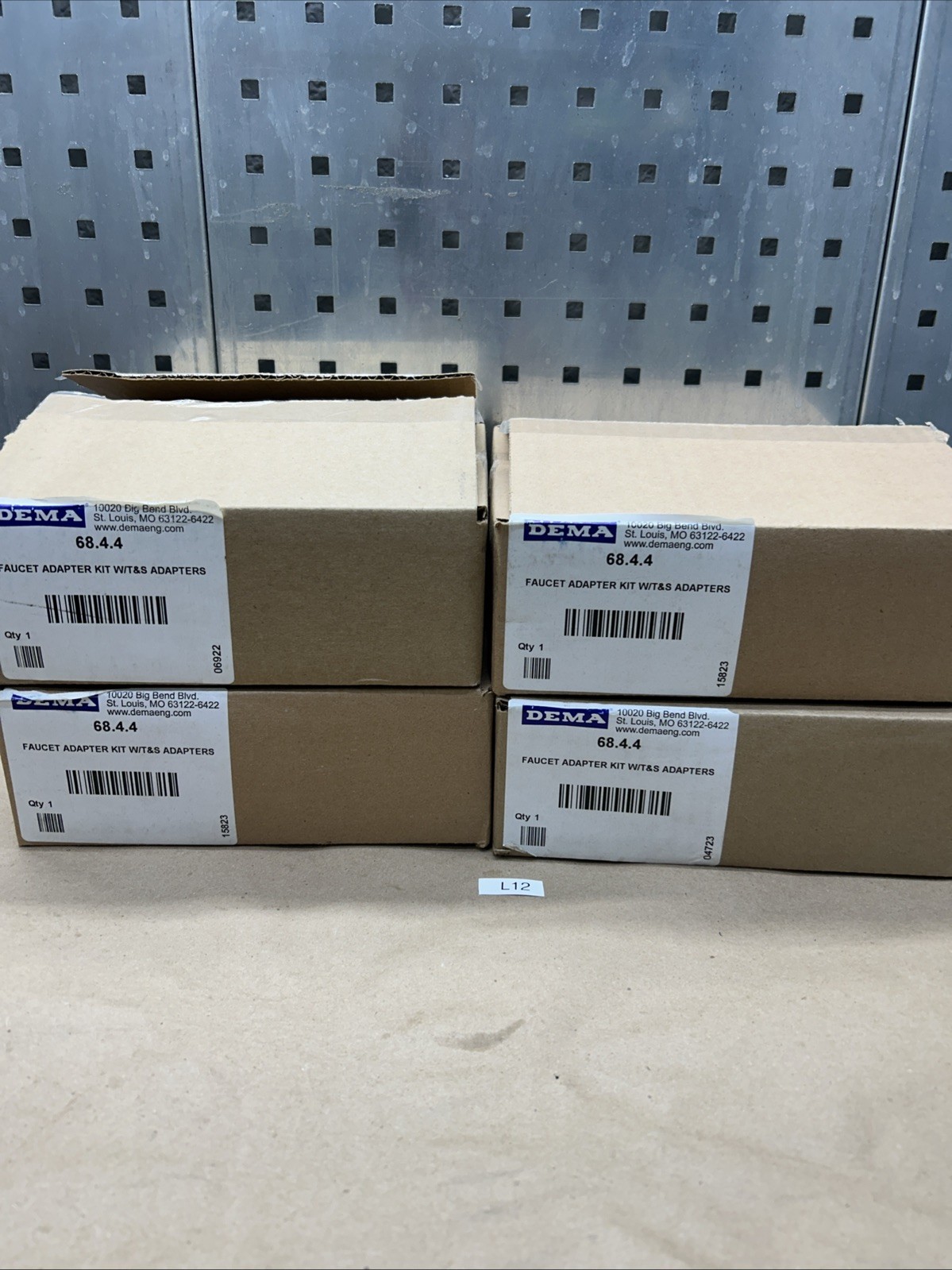 (4) DEMA 68.4.4 T&S Faucet Adapter Kits NIB Fast 🇺🇸 Shipping! + Warranty