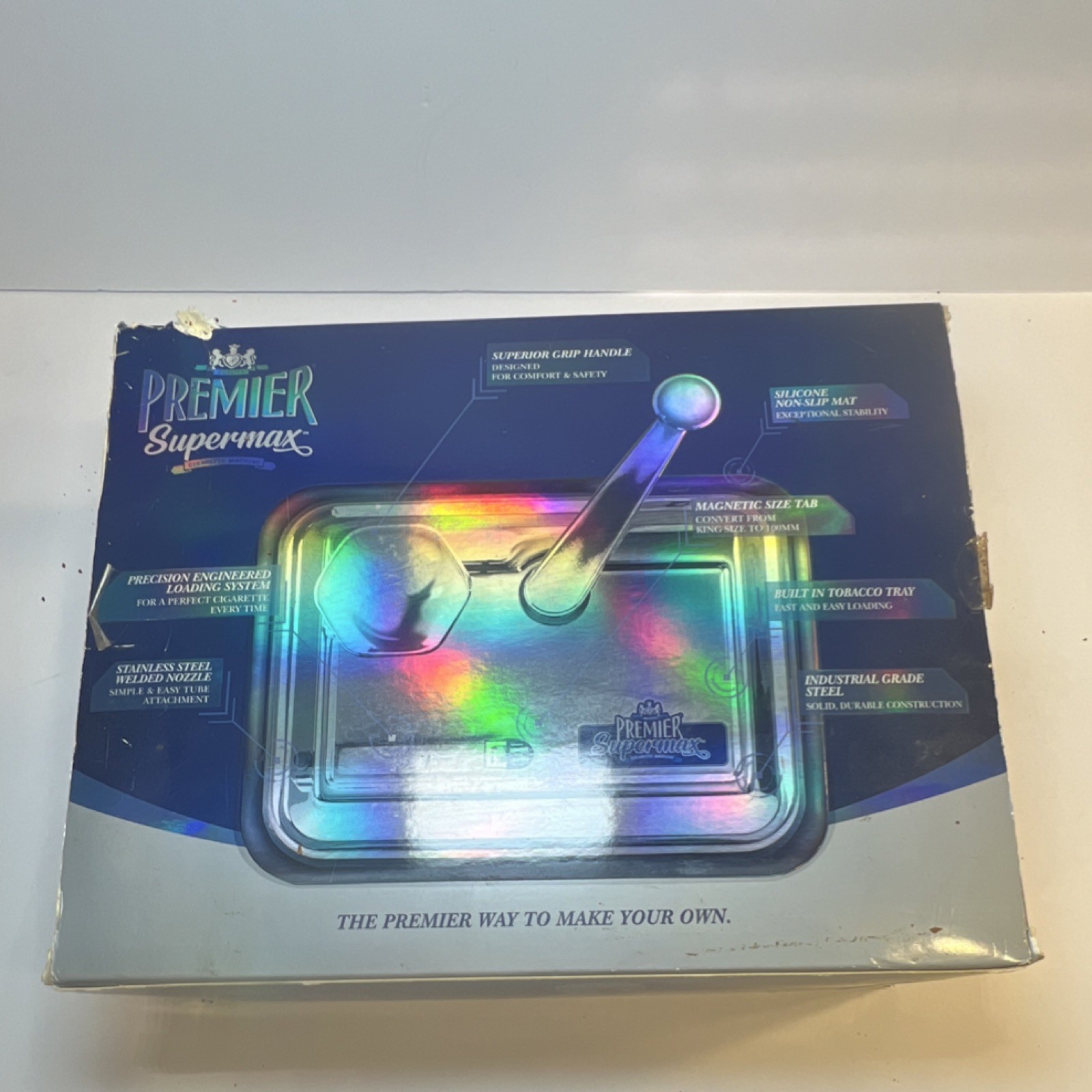 Premier Supermax Cigarette Tobacco Rolling Machine Maker w/ Box
