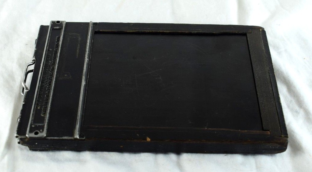 Antique Graflex Wood & Metal Film Holder 4" x 5" Vintage Camera
