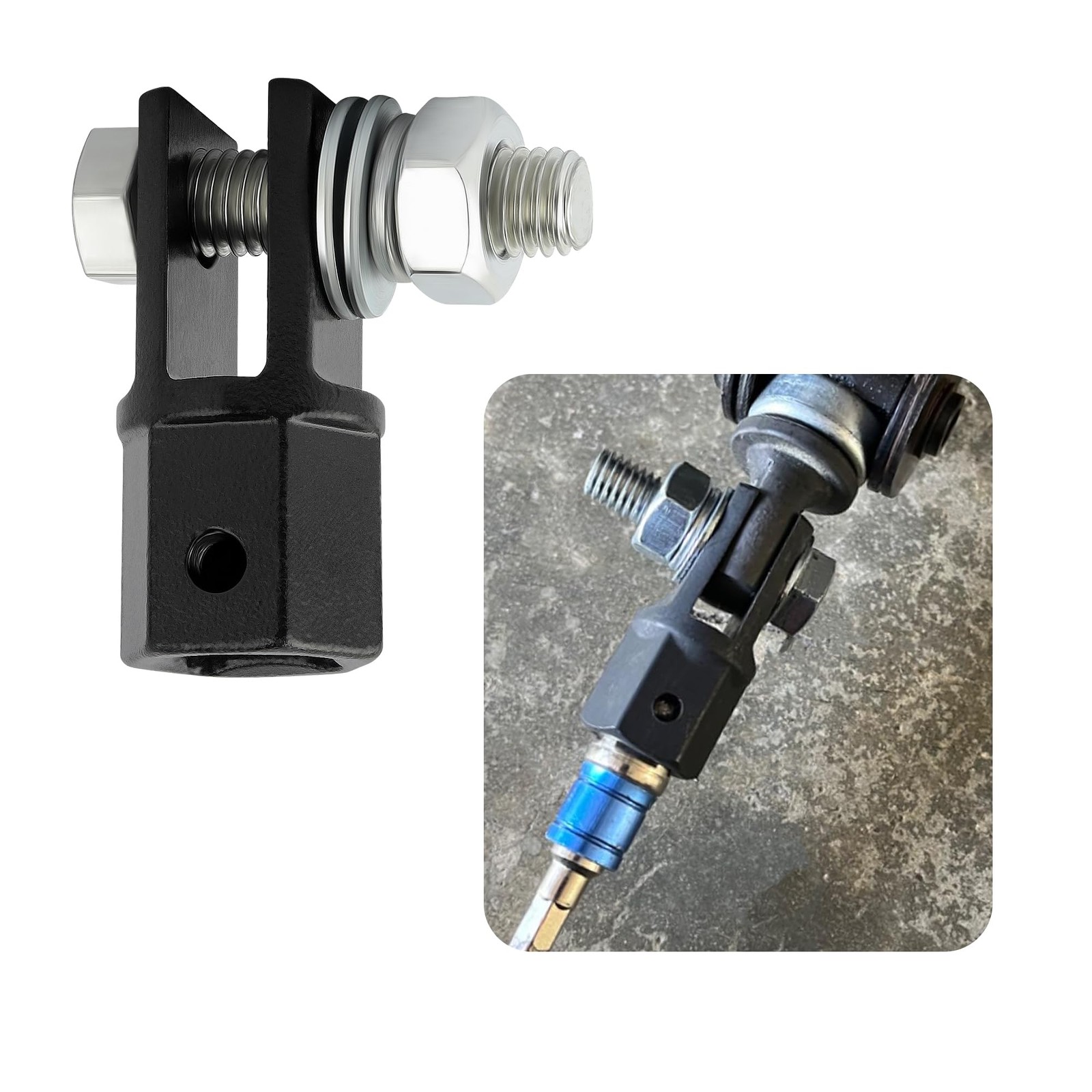 Car Scissor Jack Adapter Driven by 1/2" Impact Drills/Ratchet or Impact 13/16...