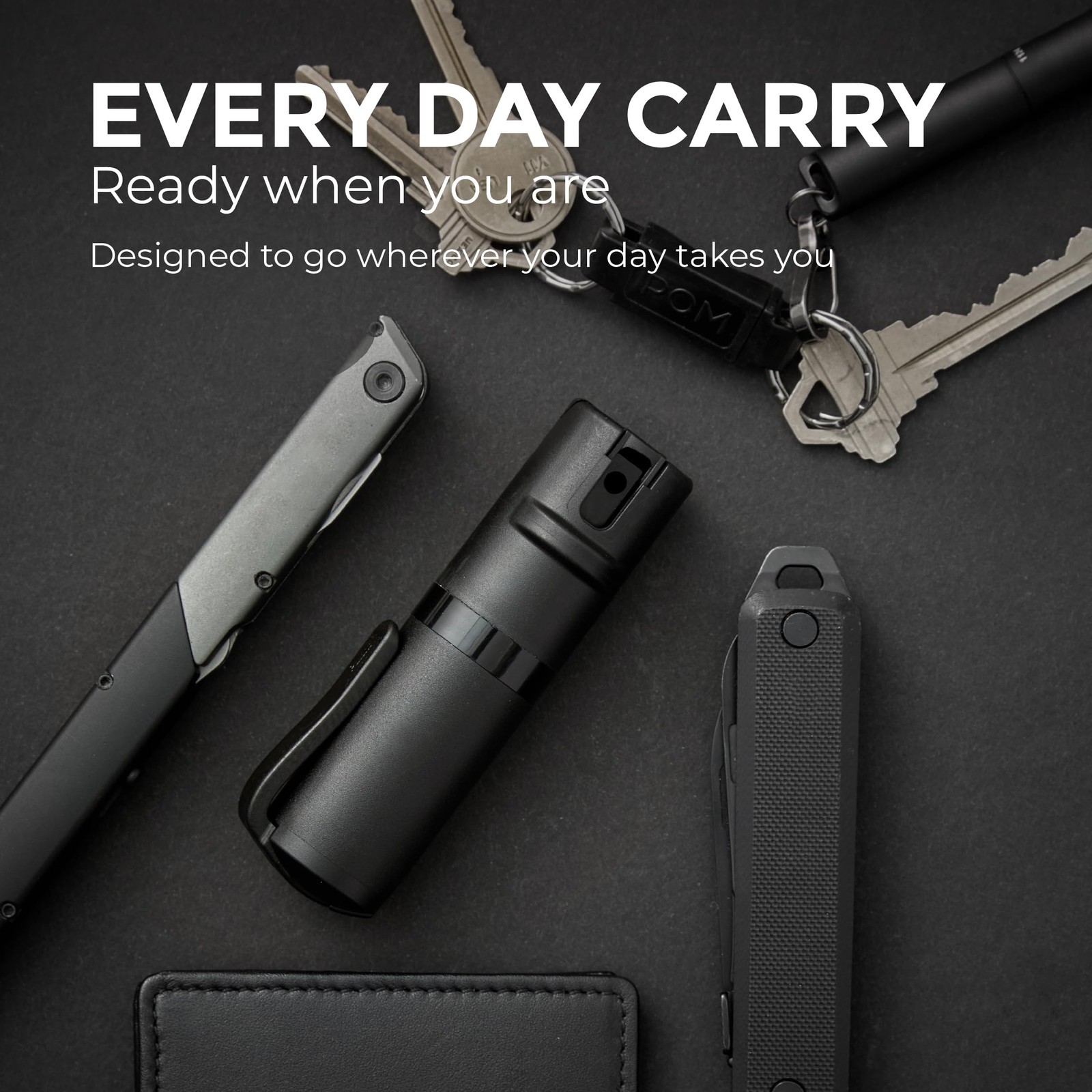 Pepper Spray Pocket Clip, Quick Flip Top Safety, Maximum Strength OC Formula ...