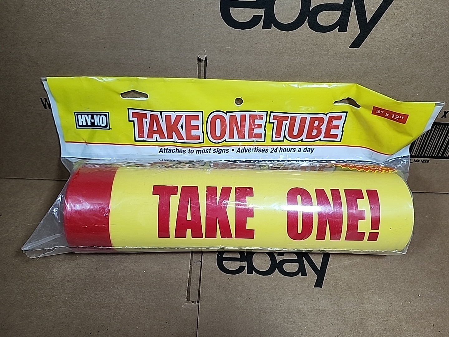 Hy-Ko - TAKE ONE TUBE 3X12 In - Real State Literature Holder #22130 Take One RS