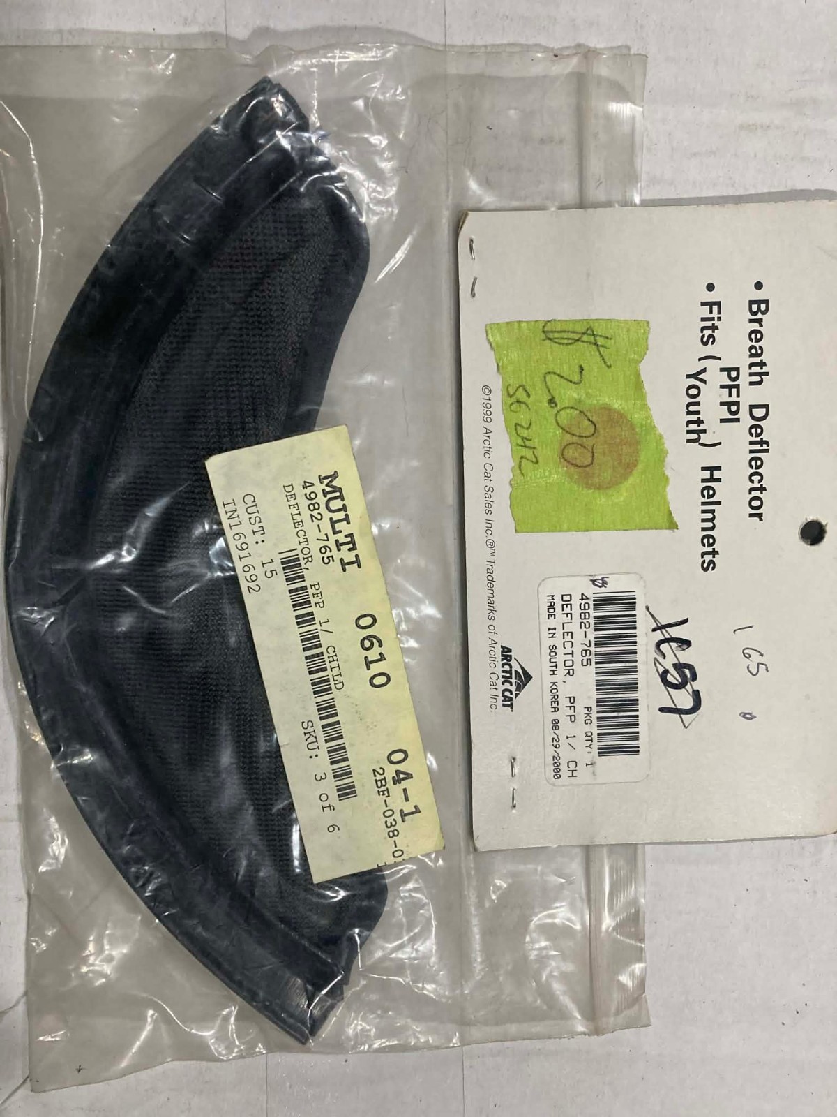 New OEM Arctic Cat 4982-765 Breath Deflector