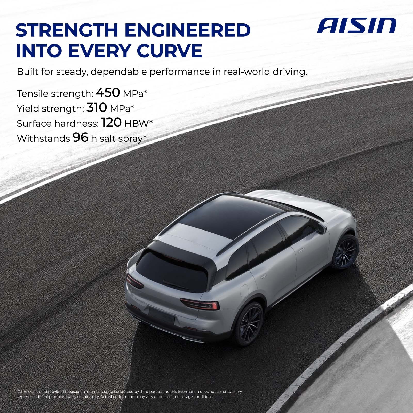 AISIN Front Left Steering Knuckle Assembly for Nissan Versa Kicks 2018-2024