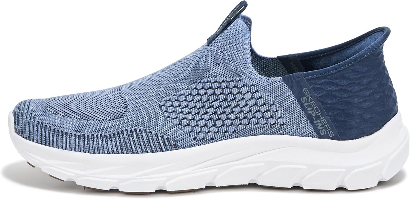 Skechers Slip Ins Shoes Men's Blue Comfort Casual Memory Foam Hands Free 205466