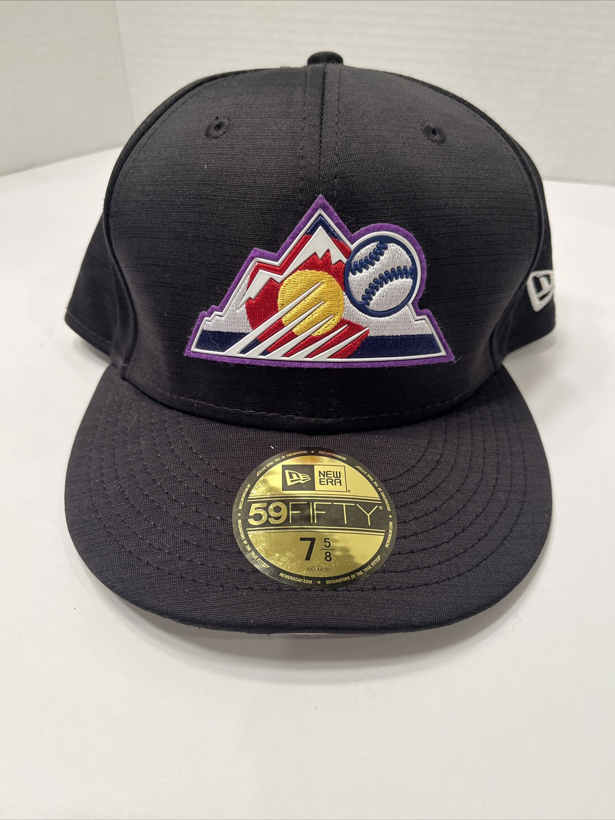 Men's New Era Black Colorado Rockies 2023 Clubhouse 59FIFTY Fitted Hat 7 5/8