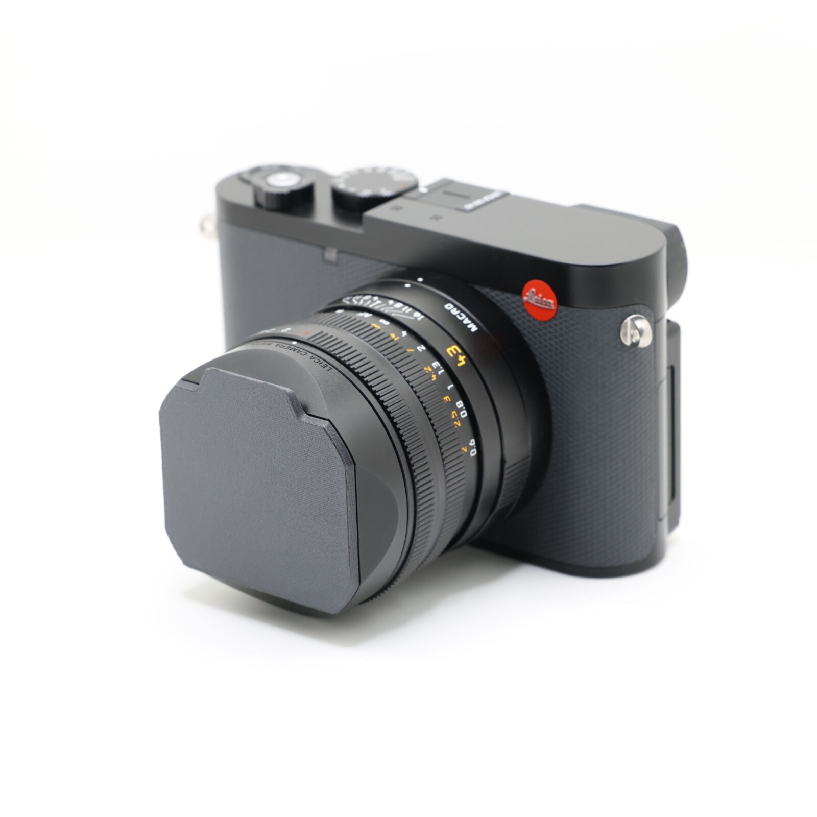 Snap-On Lens Cap for Leica Q3 43 OEM Square Hood UNCONDITIONAL LIFETIME WARRANTY