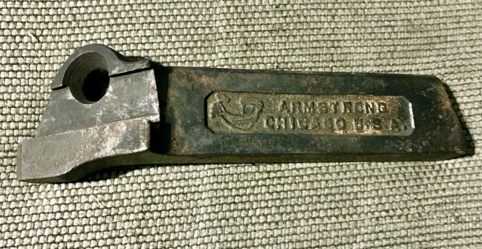 Vintage Armstrong No. 71-R Right Hand Lathe Cut Off Tool Holder USA