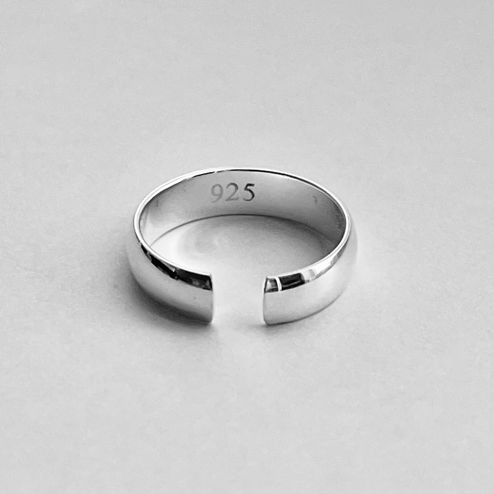 Sterling Silver 4MM Band Toe Ring, Silver Ring, Midi Ring, Pinky Ring, Rings