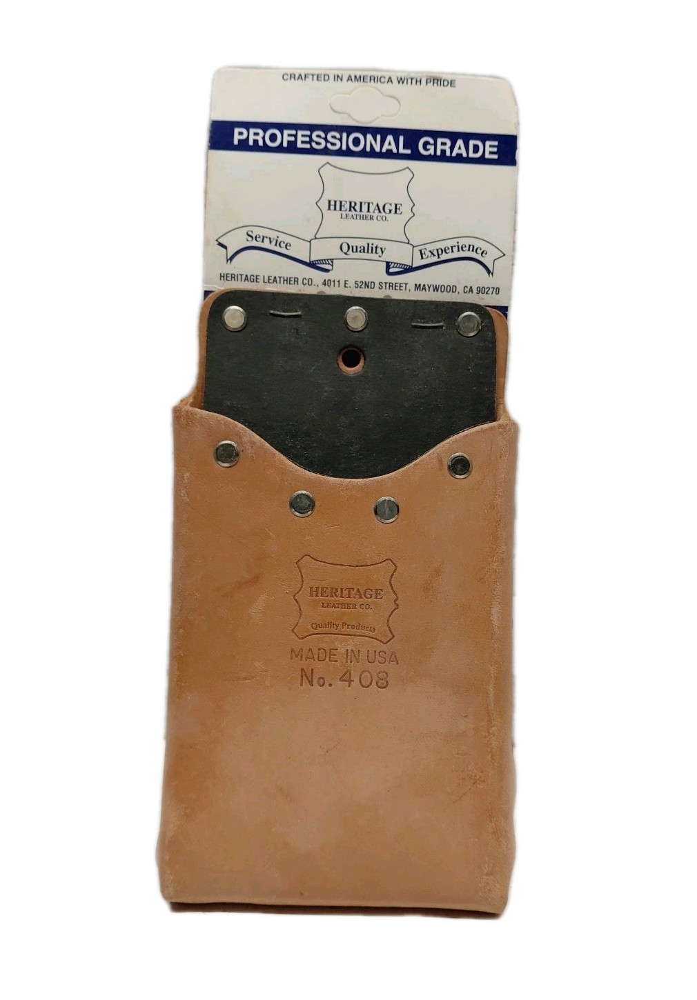 Heritage Leather Co. No. 408 Professional Grade Leather Tool Pouch