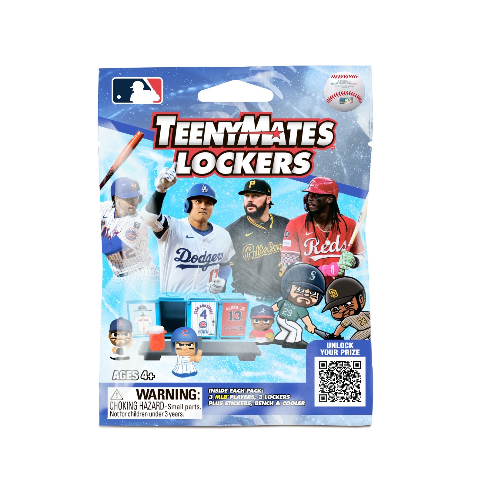 MLB Teenymates Series 13 Player Specific Locker Room sets of 3 players New 2026
