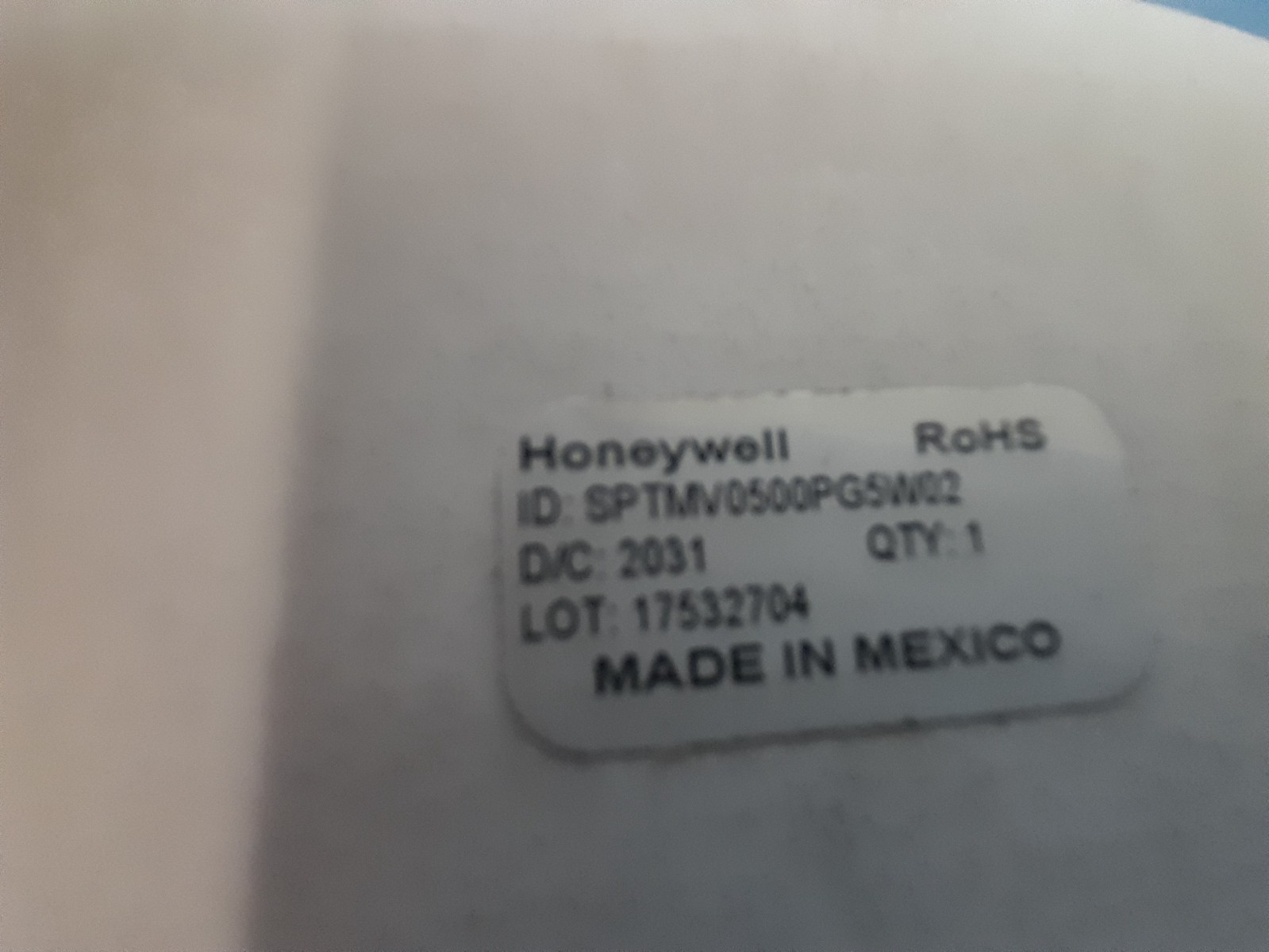 HONEYWELL SPTMV0500PG5W02 Pressure Sensor