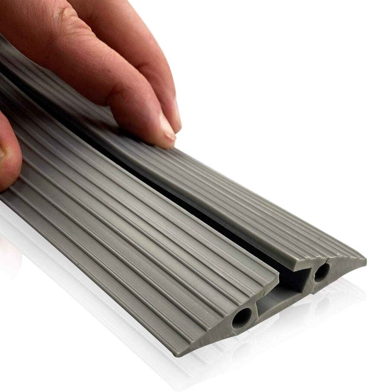 Cable Floor Protector On1shelf® Grey Cover Protector Prevents Tripping Hazard