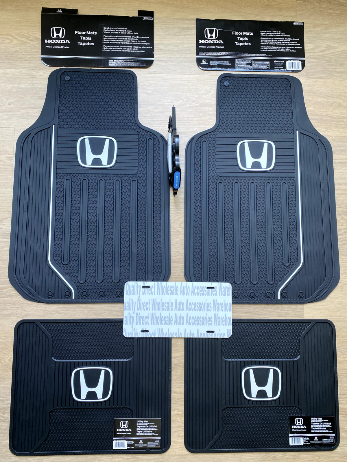 ✅Authentic HONDA Front & Rear Floor Mats 4 Pieces Brand New 🚚💨 🆓 Best Gift🎁