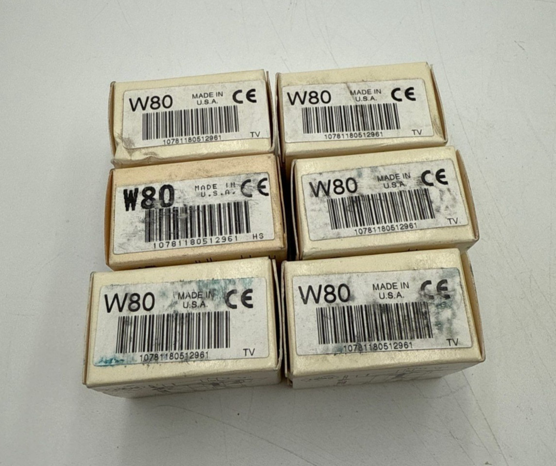 6PC Lot Allen Bradley W80 Thermal Overload Relay Heater Element Unit 135A W-80