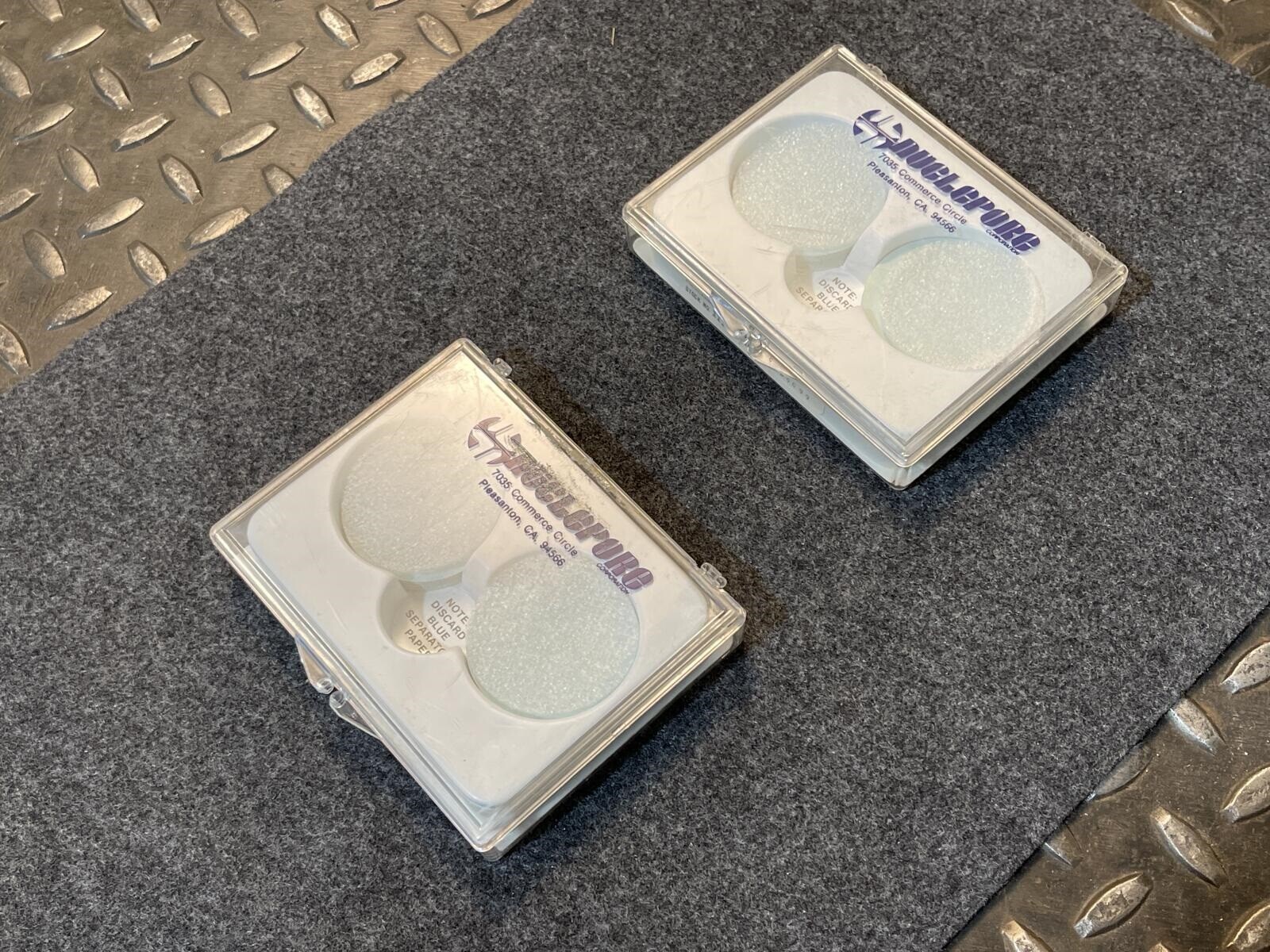 Lot of 2 Nuclepore 111109 Polycarbonate Filter Membrane -Unused, Unknown Qty.