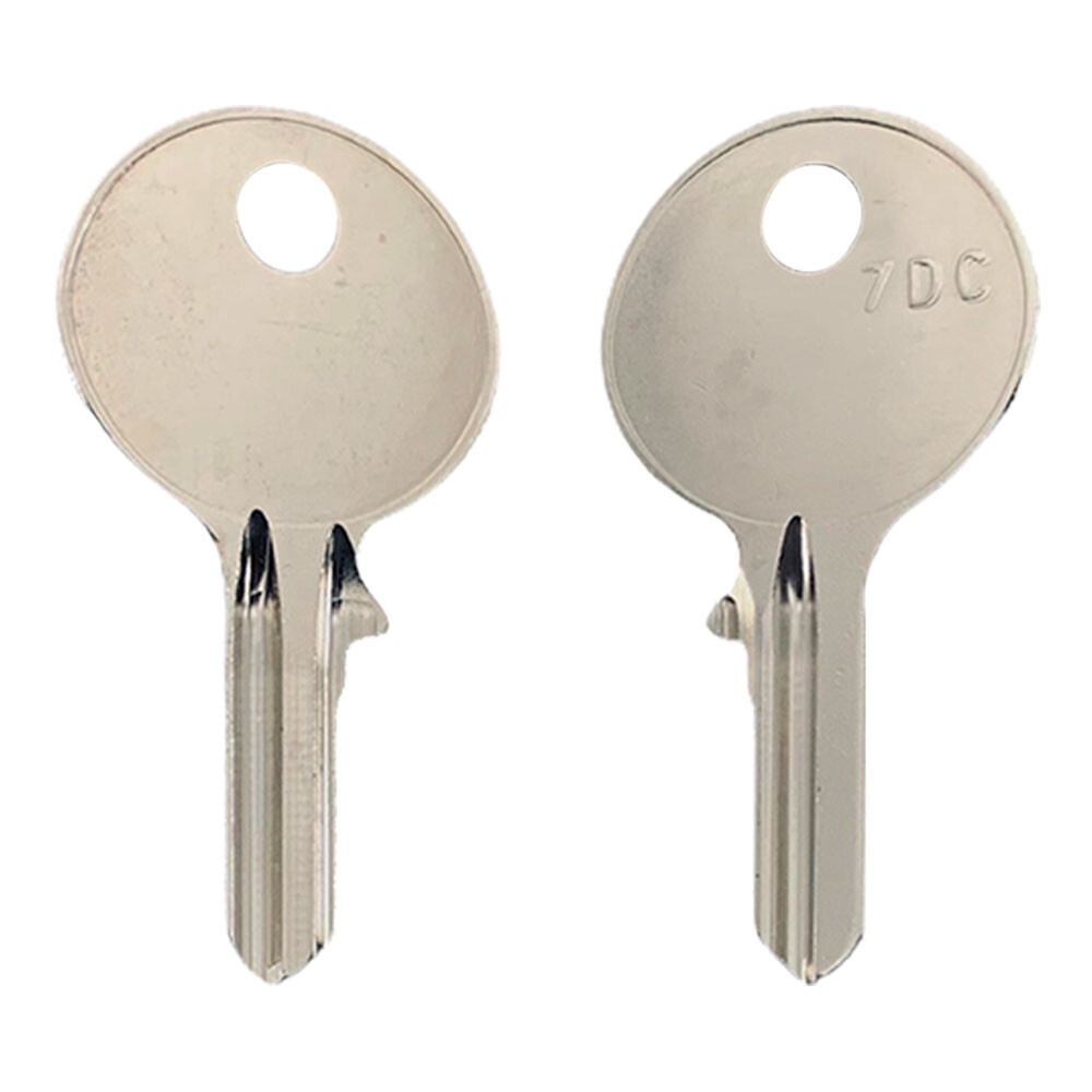 7DC Key Blank – Nickel