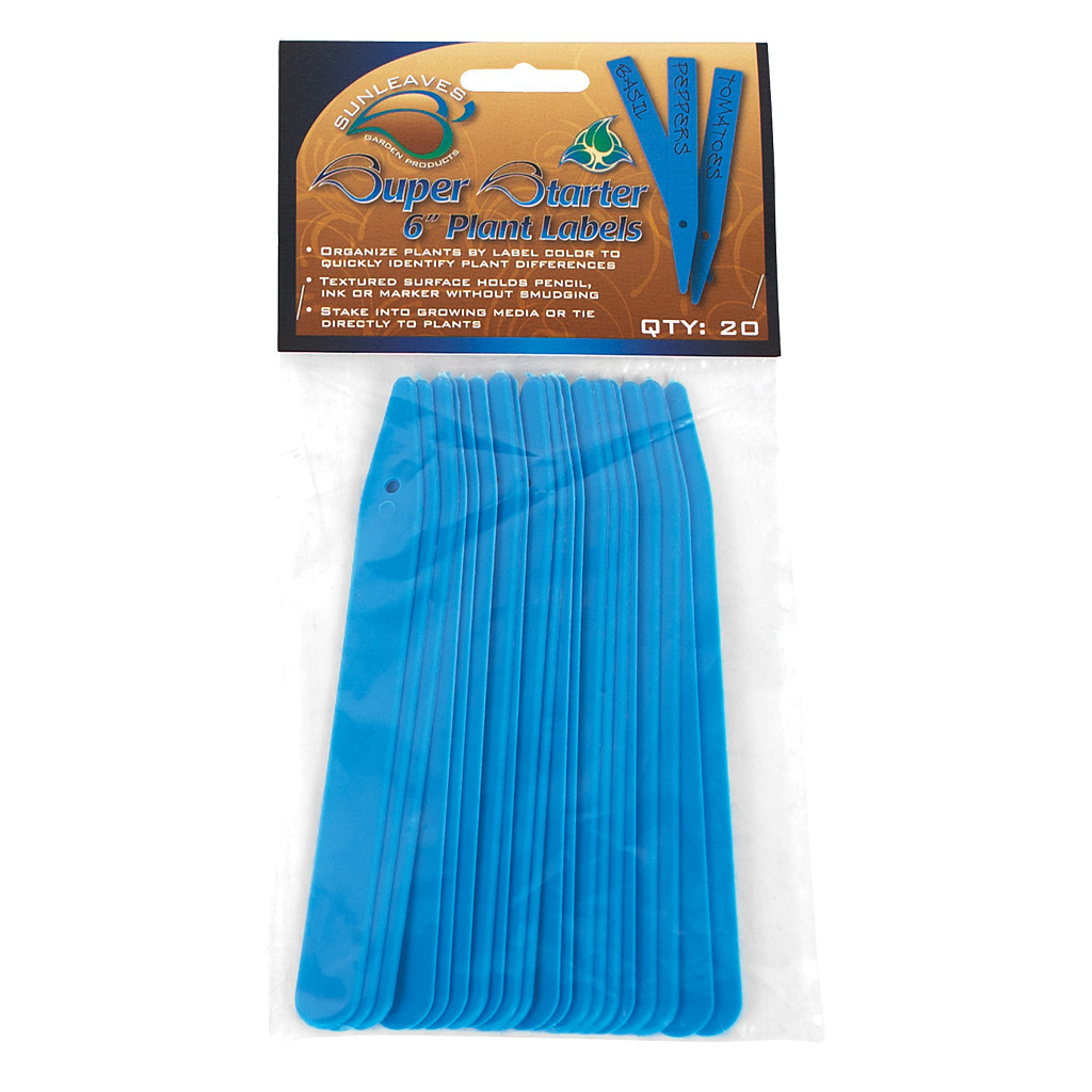 Plastic Plant Stakes - 40 Pack - Pink Blue Yellow White garden yard labels label