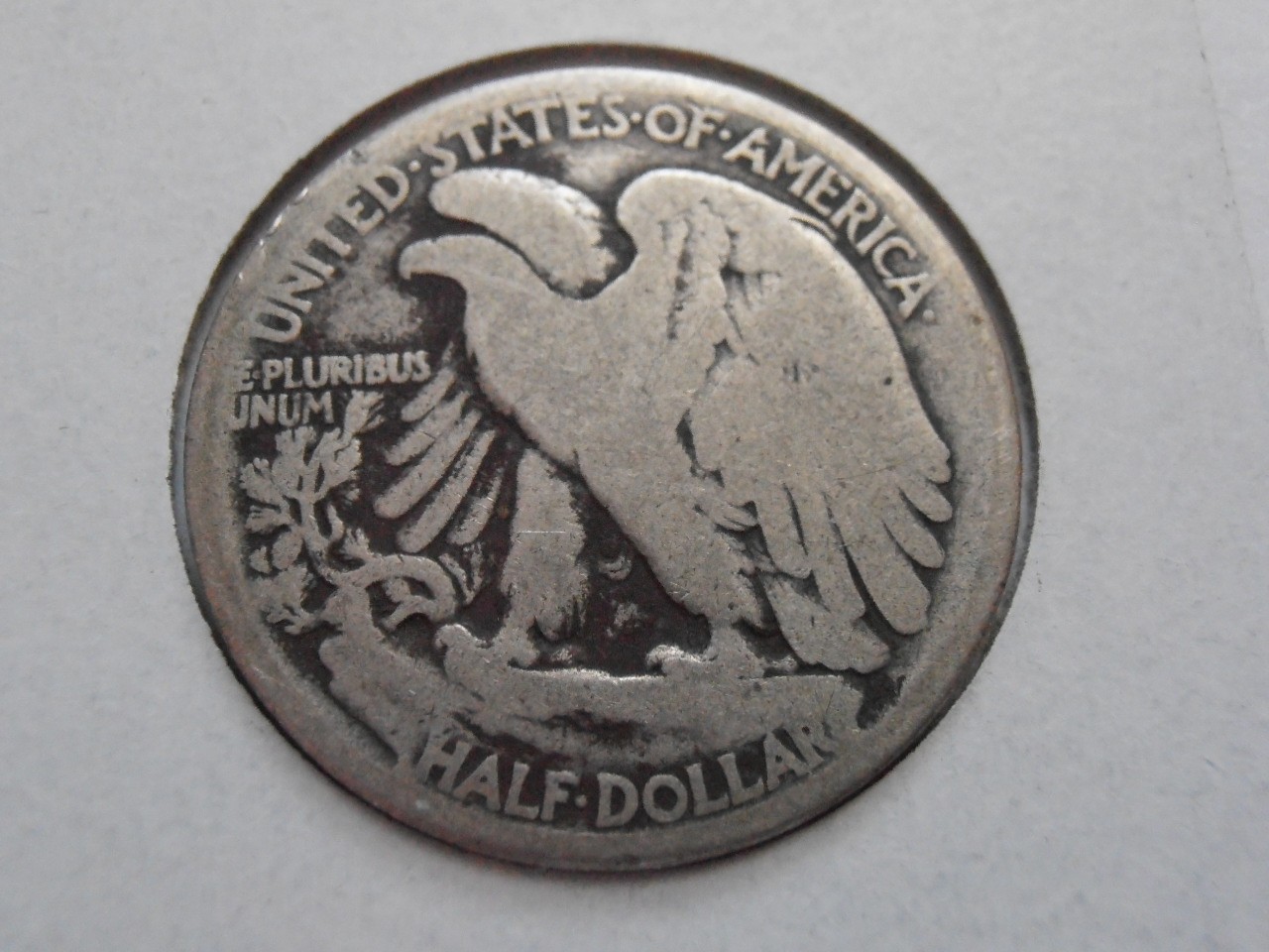1916 D Walking Liberty Half Dollar, Semi-Key Date, (16DSR2))